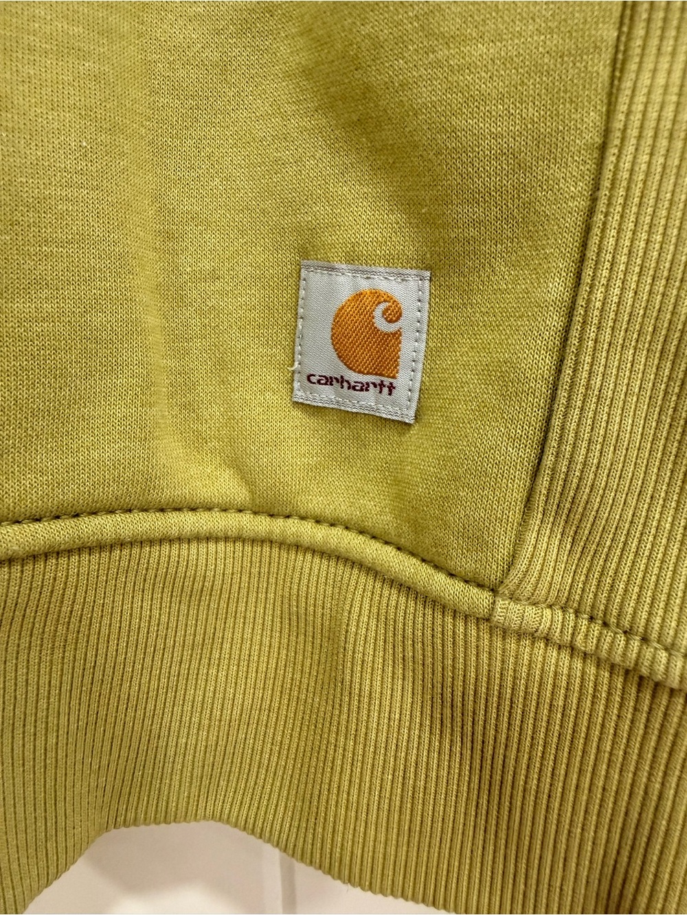 Carhartt Men's Crewneck Sweatshirt in Olive - Picture 2 of 6